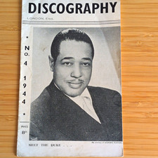 Discography No.4 1944 — Wartime UK Jazz Magazine — Duke Ellington, Bunk Johnson picture