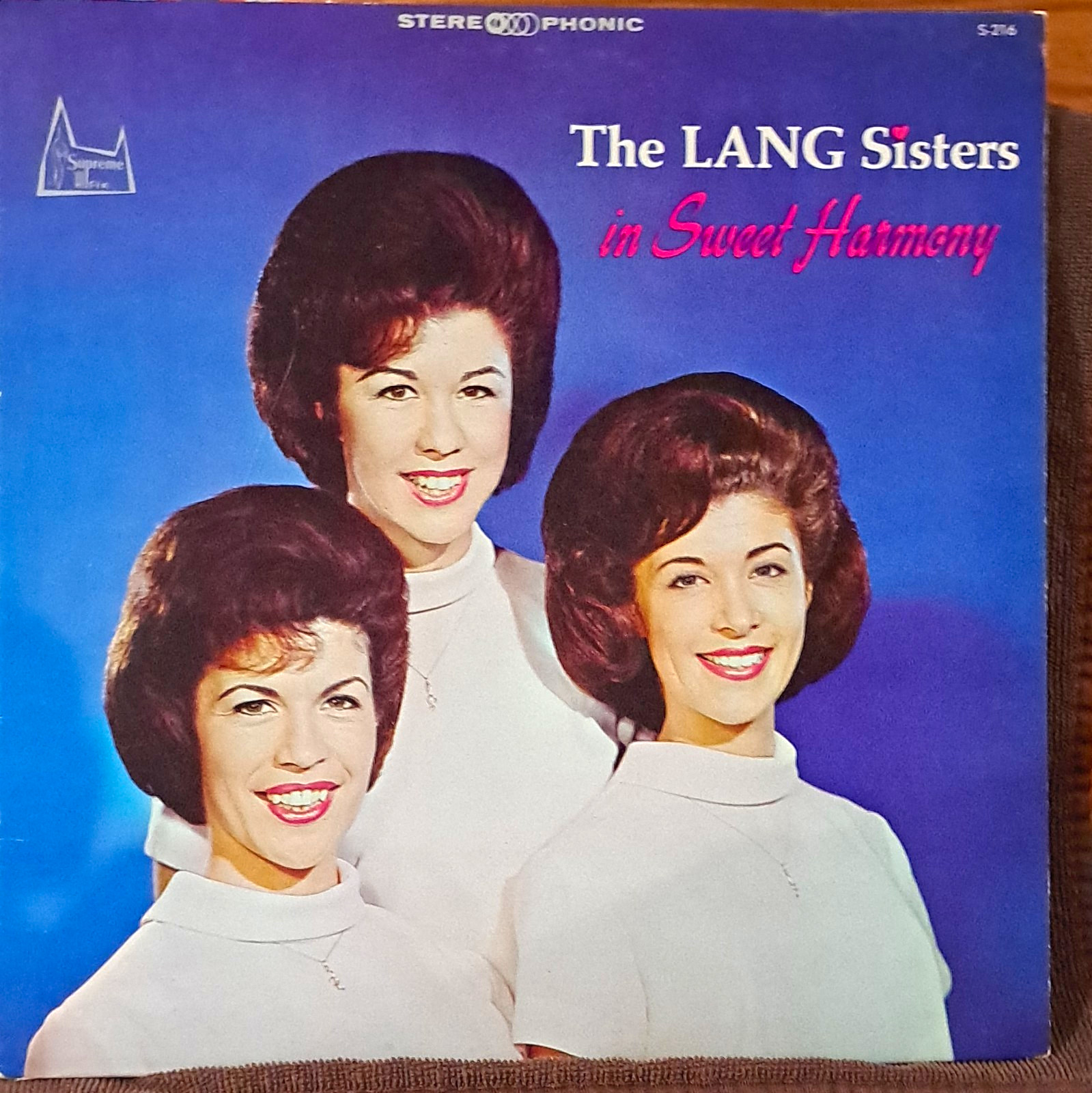 Vintage The Lang Sisters In Sweet Harmony Supreme Vinyl LP 12\
