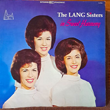 Vintage The Lang Sisters In Sweet Harmony Supreme Vinyl LP 12