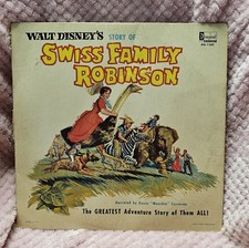 Vintage Walt Disney Swiss Family Robinson Vinyl LP Record Disneyland DQ-1280 picture