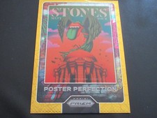 2025 Panini Prizm Rolling Stones Poster Perfection Gold Laser Insert #26 (#9/10) picture