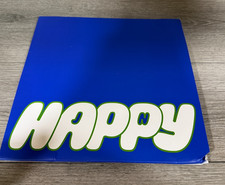 BTS Jin - Happy EP Blue Vinyl with Photocard and Photobook READ picture