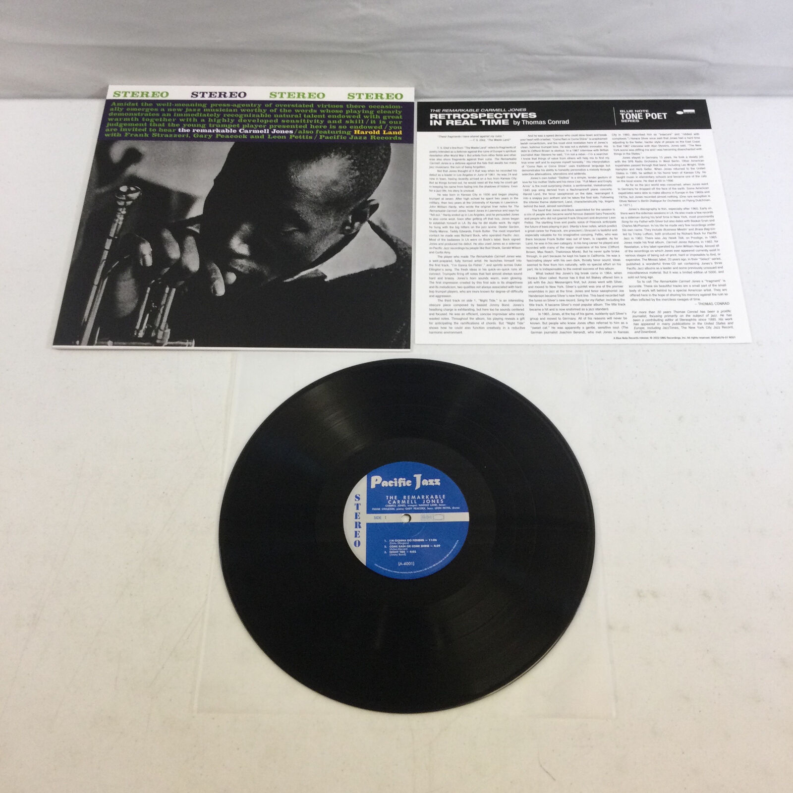 Blue Note Records The Remarkable Carmell Jones LP Vinyl Record Used