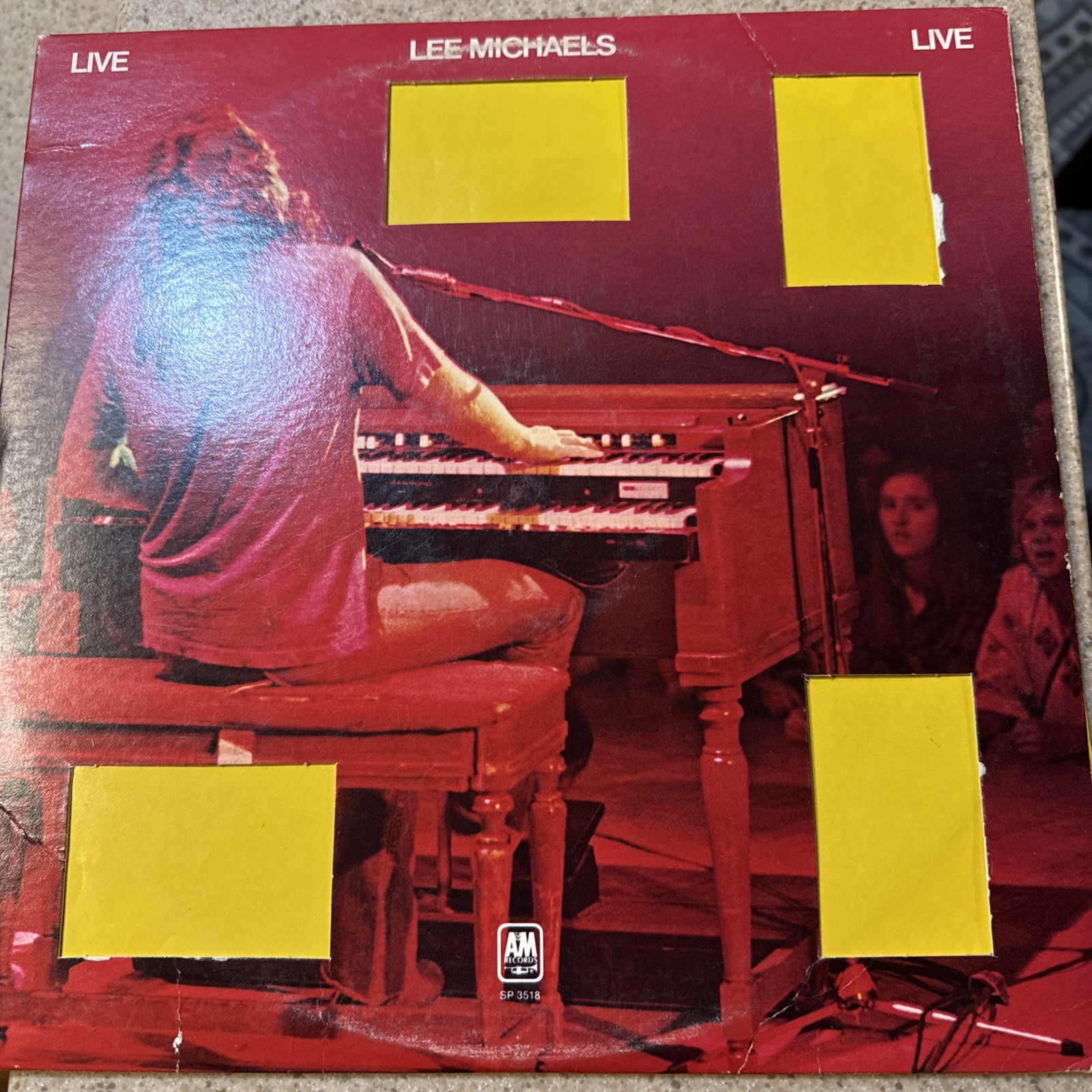 Lee Michaels – “Live” A&M Records – SP-3518 Double Album 