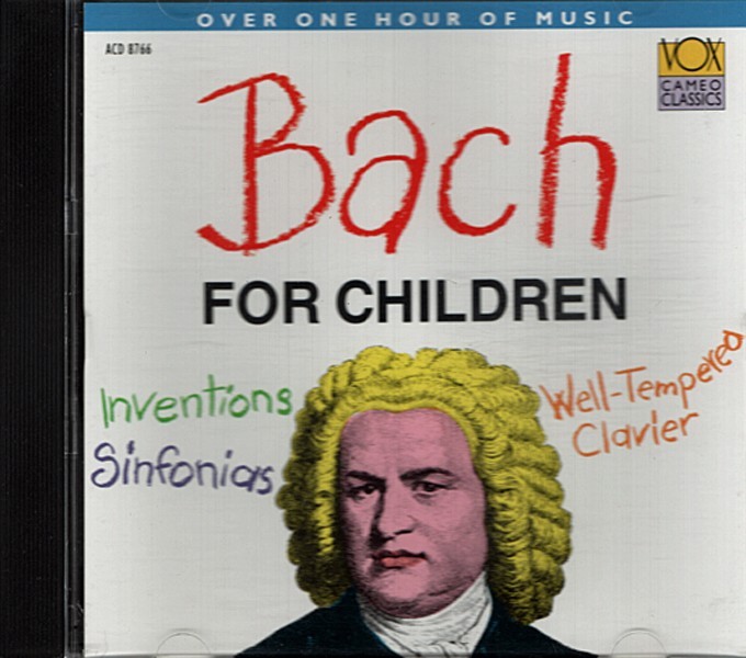 Bach For Children ~ J.S. Bach ~ Classical ~ CD ~ Good