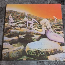 LED ZEPPELIN HOUSES OF THE HOLY 1970S George Piros SHINY EX VINYL LP picture