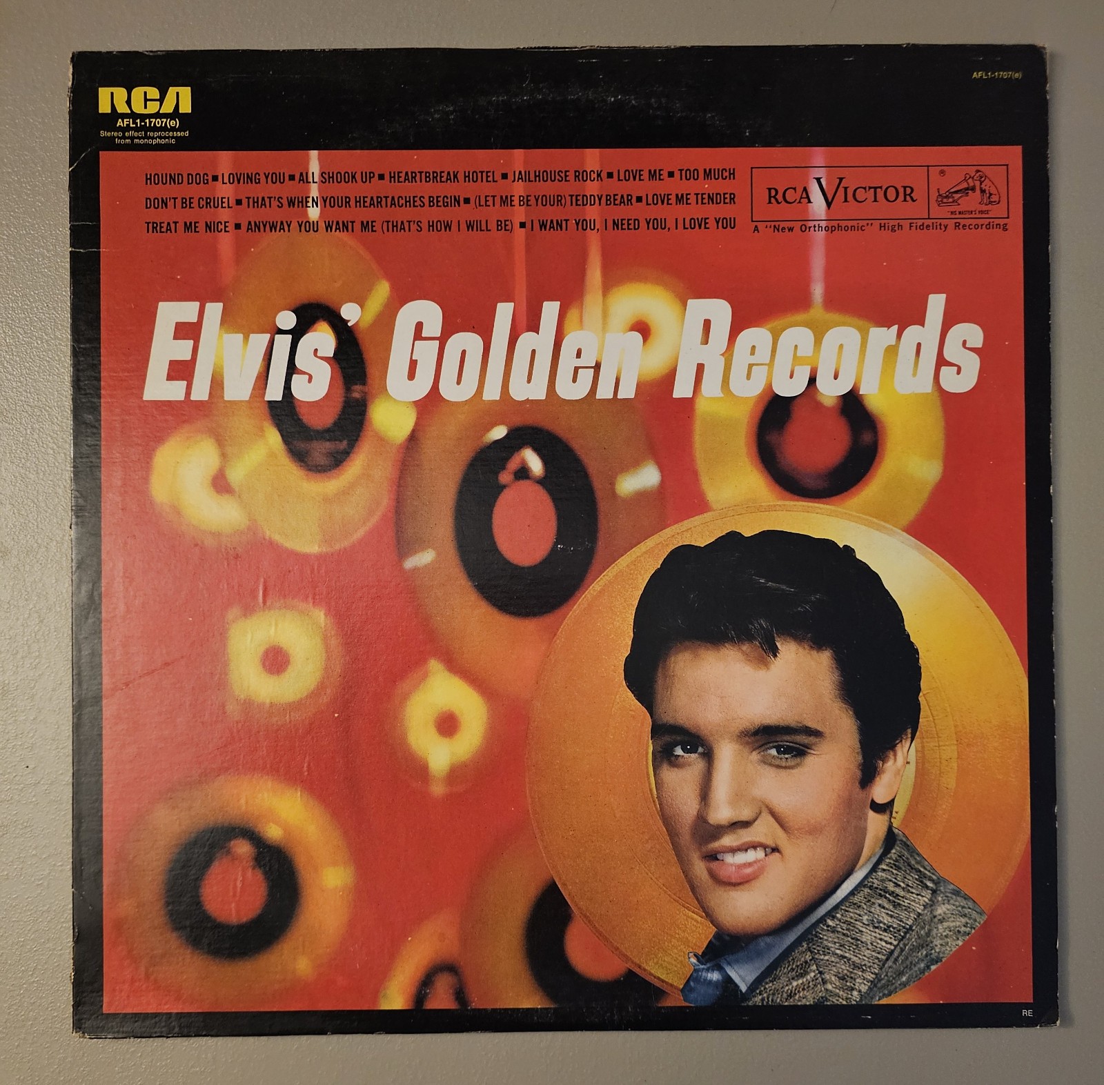 Vintage Elvis' Golden Records Vinyl LP (1958) by RCA Records