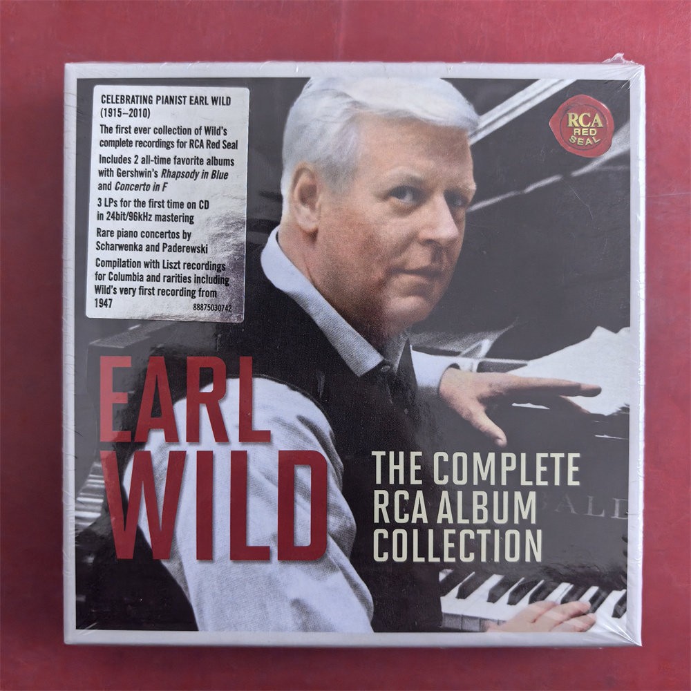 Earl Wild – The Complete RCA Album Collection 88875030742 EU 5CD Box Set SEALED