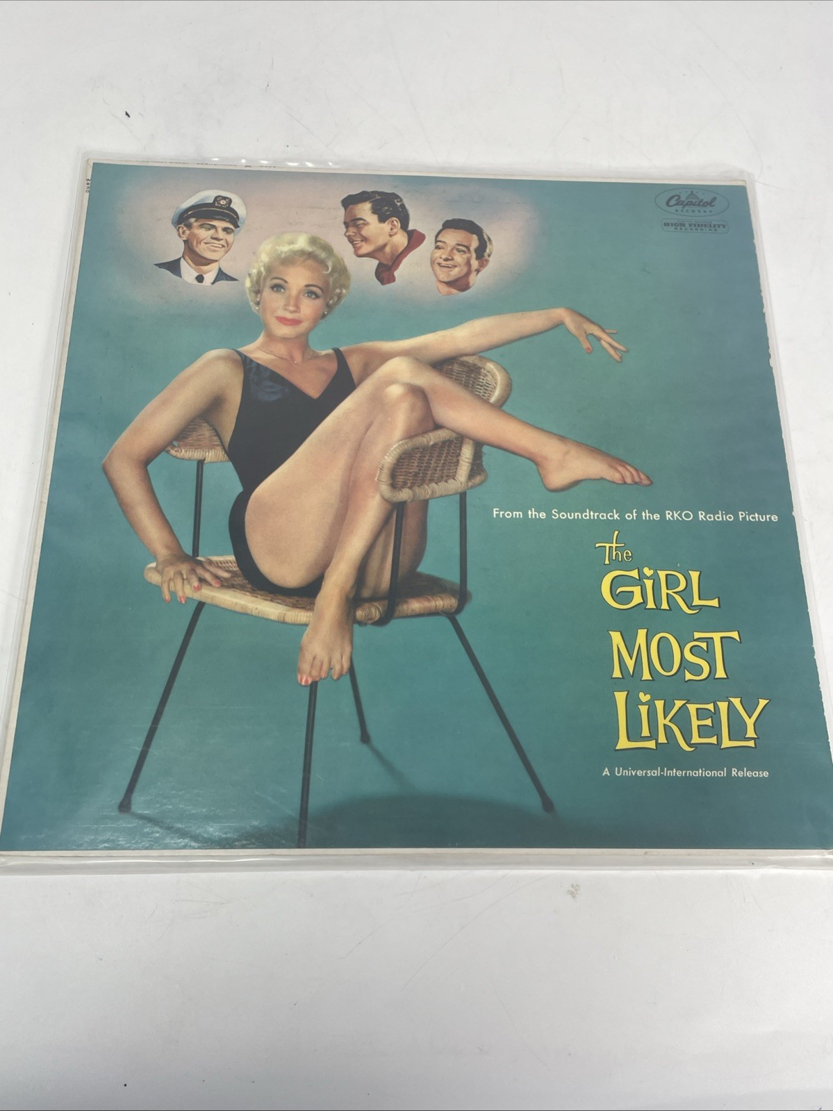 GIRL MOST LIKELY nelson riddle jane powell cliff robertson  soundtrack Vtg VG
