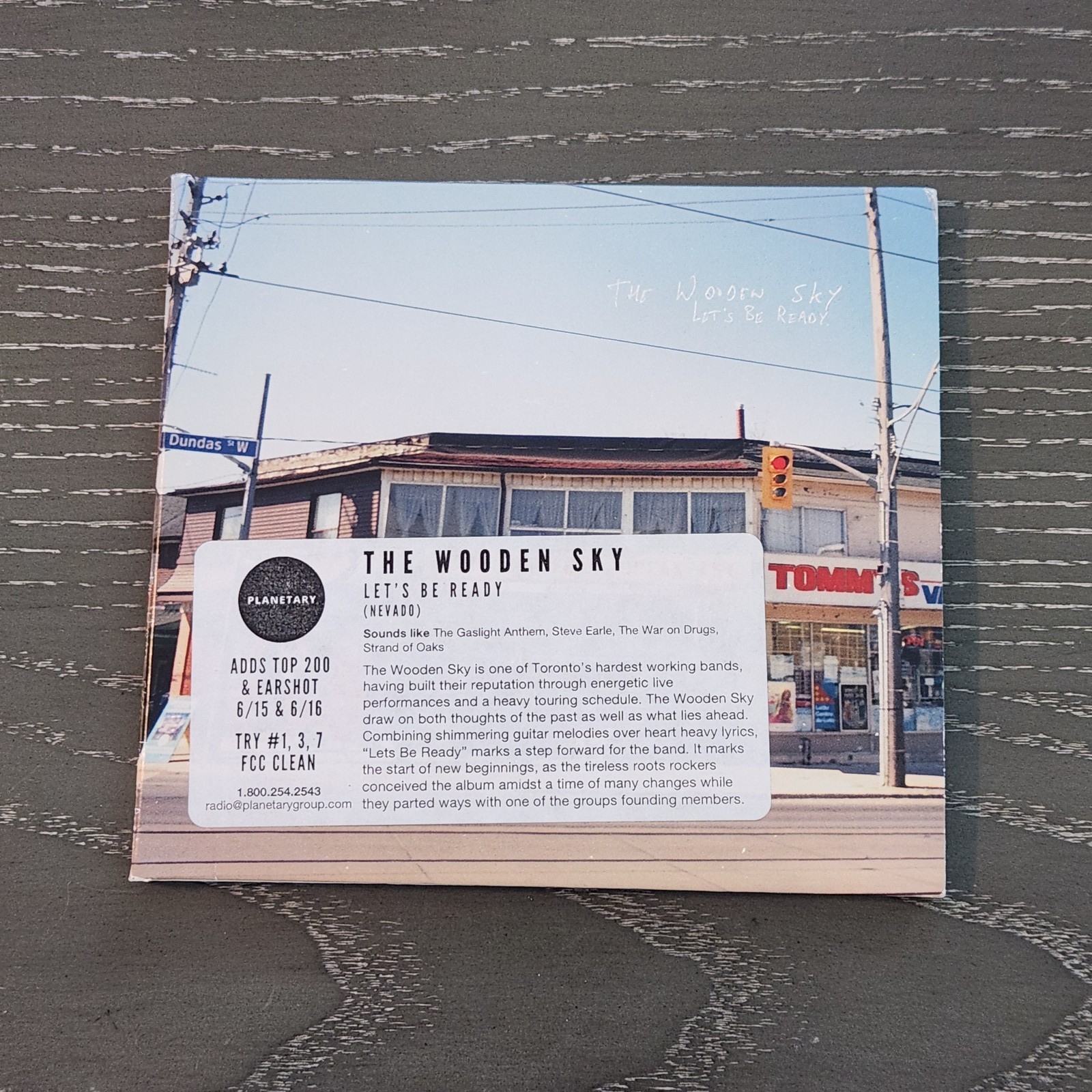 The Wooden Sky Let's Be Ready (CD, 2015) Radio Promo Copy