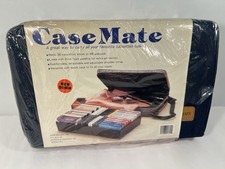 VINTAGE CASE MATE CASSETTE TAPE CASE 30 TAPE CAPACITY MODEL 0130-5 DENIM -NEW picture