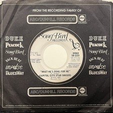 Capital City Star Singers – What He's Done For Me • Rare Gospel Soul 45 • Promo picture