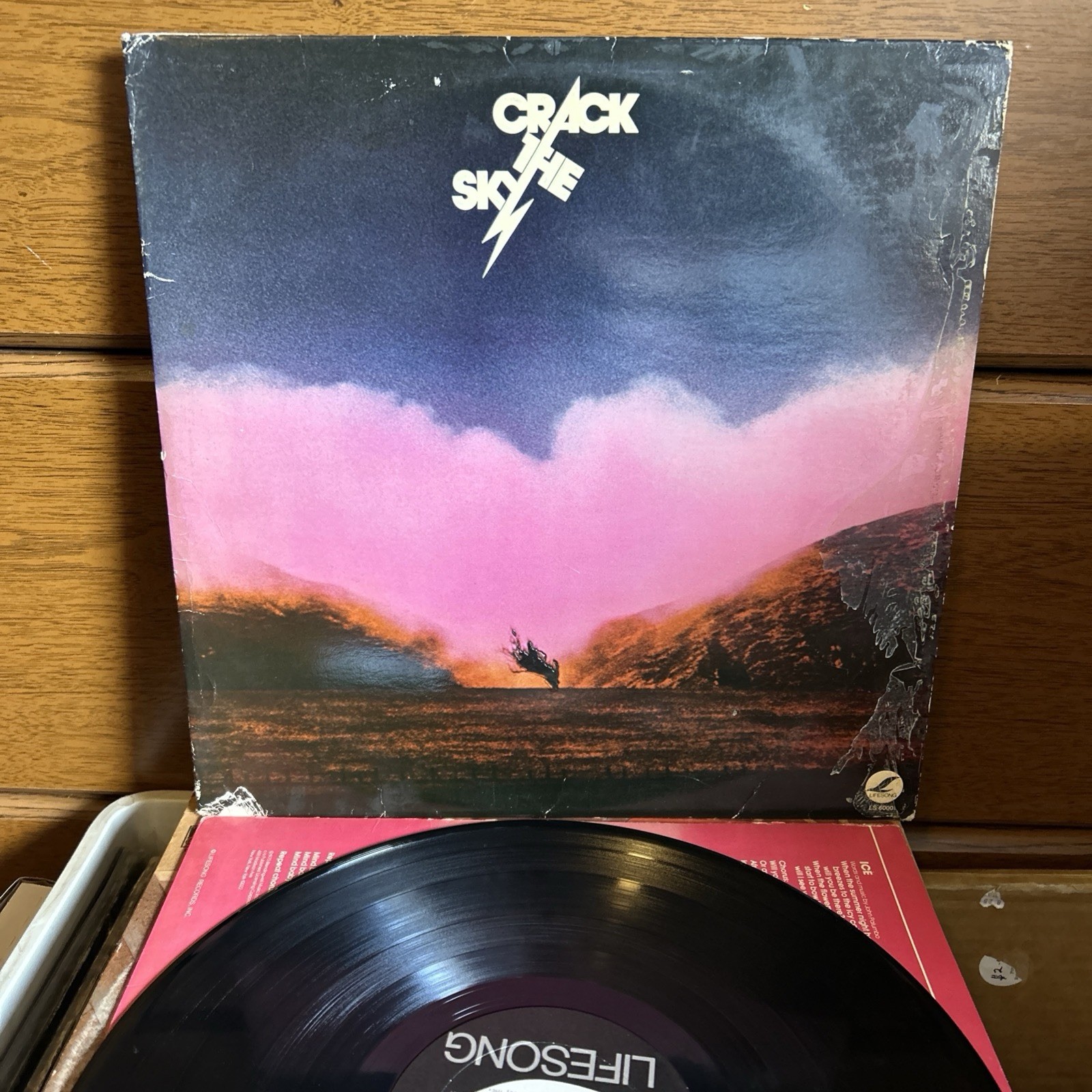Crack The Sky Crack The Sky LP 1975 Lifesong LS 6000 Original US Pressing Vg