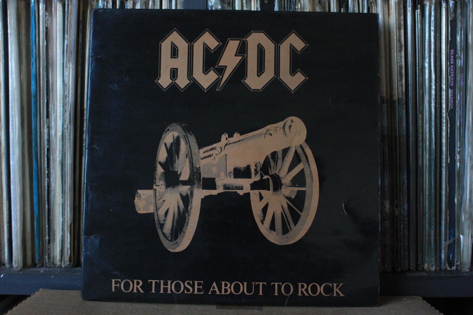 AC/DC FOR THOSE ABOUT TO ROCK  DIFF COVER  LP