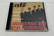 AFI - ANSWER THAT AND STAY FASHIONABLE (CD, 1997) RARE OOP Complete Punk Album picture