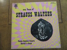 Viennese Symphonic Orch. – One Hour Of Strauss Waltzes - P12-61 Vinyl LP VG/VG picture