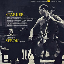 Janos Starker Gyorgy Sebok Bartók Mendelssohn Chopin 180g LP ANALOGPHONIC picture