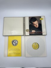 Beethoven 9 Symphonies Karajan Deutsche Grammophon 8 LP Box Set German Stereo picture