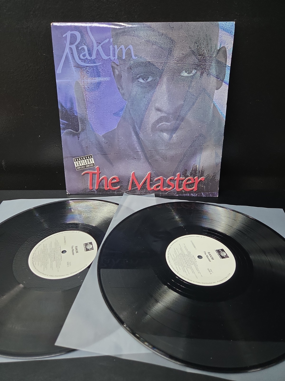 Rakim The Master 2lp Vinyl OG 1999 1st 'PROMO' Press EX/NM- Wax