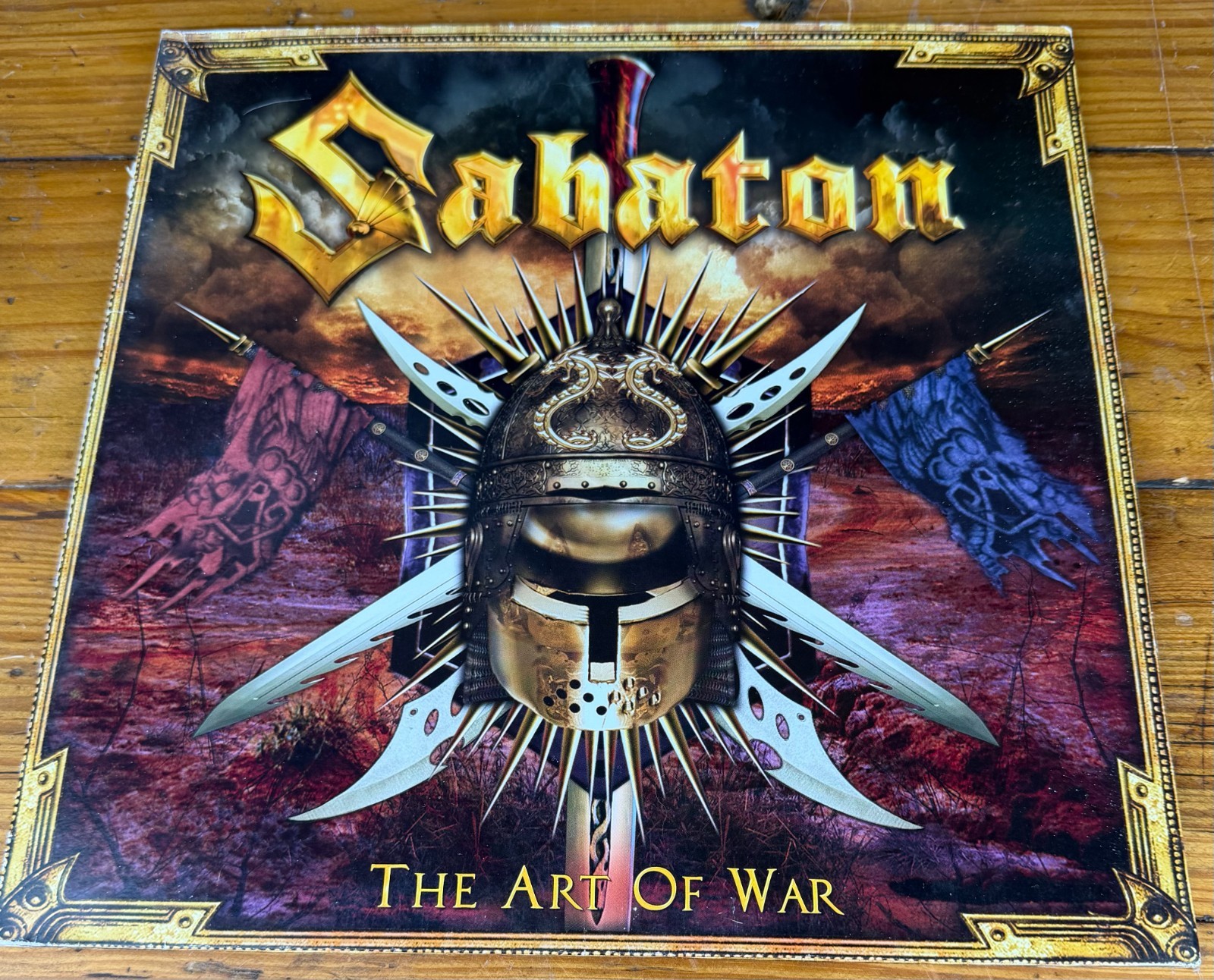 Sabaton The Art of War Vinyl LP 2008 Black Lodge BLOD055LP 1st Press