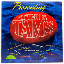 THE TAMS - PRESENTING THE TAMS - SOUL FUNK LP RECORD MONO picture