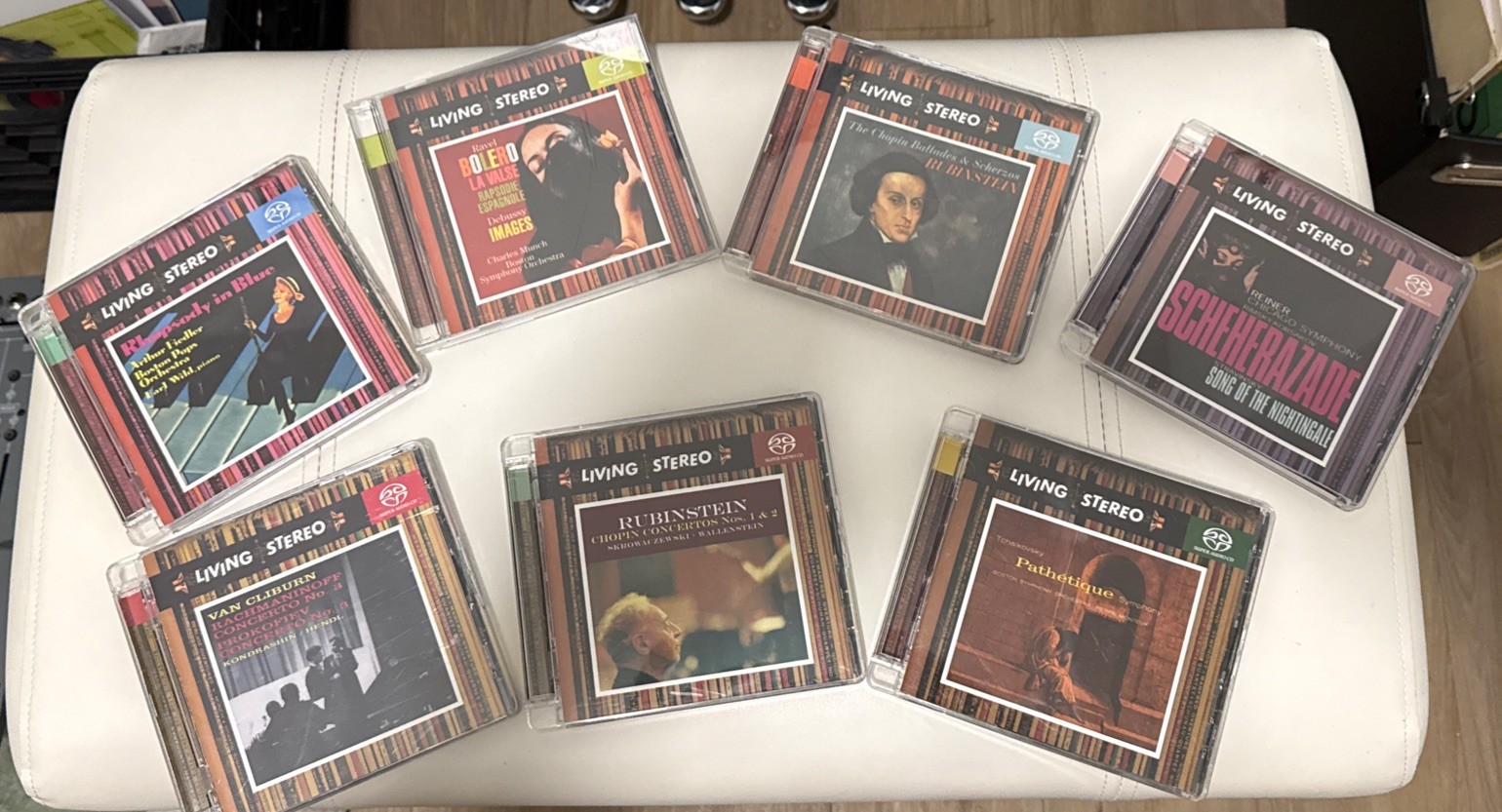 LOT OF 7 RCA LIVING STEREO HYBRID SACDs NM DISCS 