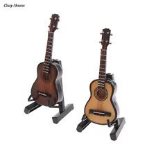 KR-Mini Guitar Model Replica with Stand/Case Musical Instrument Ornament picture