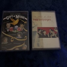 Lot of 2 cassette tapes-The Best of the Trapp Family Singers and Gift of Music picture