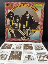 KISS ~ HOTTER THAN HELL LP Vinyl CASABLANCA 1974 / Ultrasonic Cleaned picture