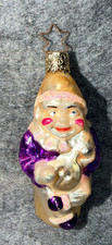 Vintage West Germany Banjo Player Musician Inge Christmas Ornament Mercury Glass picture