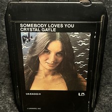 Crystal Gayle Somebody Loves You Vintage 8 Track Tape UA-EA543-H Country picture