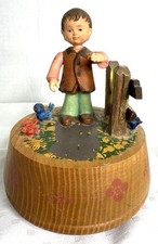 Vintage Anri Music Box Plays “As Time Goes By” working Condition -Italy picture