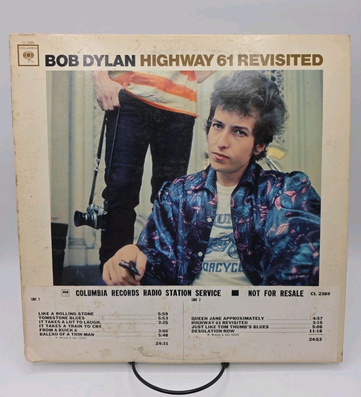 Bob Dylan  Highway 61 Revisited  Columbia 2389  WL Promo With Timing Strip.