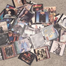 Lot of 50 Assorted CDs MIX ALL Genres +Case RANDOM BUNDLE Wholesale Bulk picture