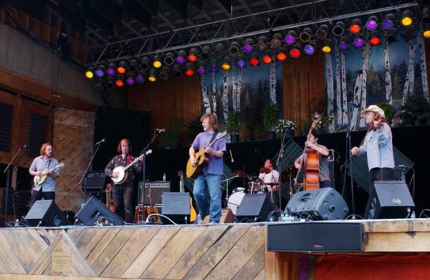 Railroad Earth performing at the Telluride Bluegrass festival in T- Old Photo