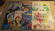 Vintage Disney Vinyl Lot X 7 Records Sesame St Aristocats Sleeping Beauty Rare picture