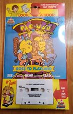 Pac-Man Goes to Playland Read Along Book & Cassette Tape Vintage 1980s SEALED picture