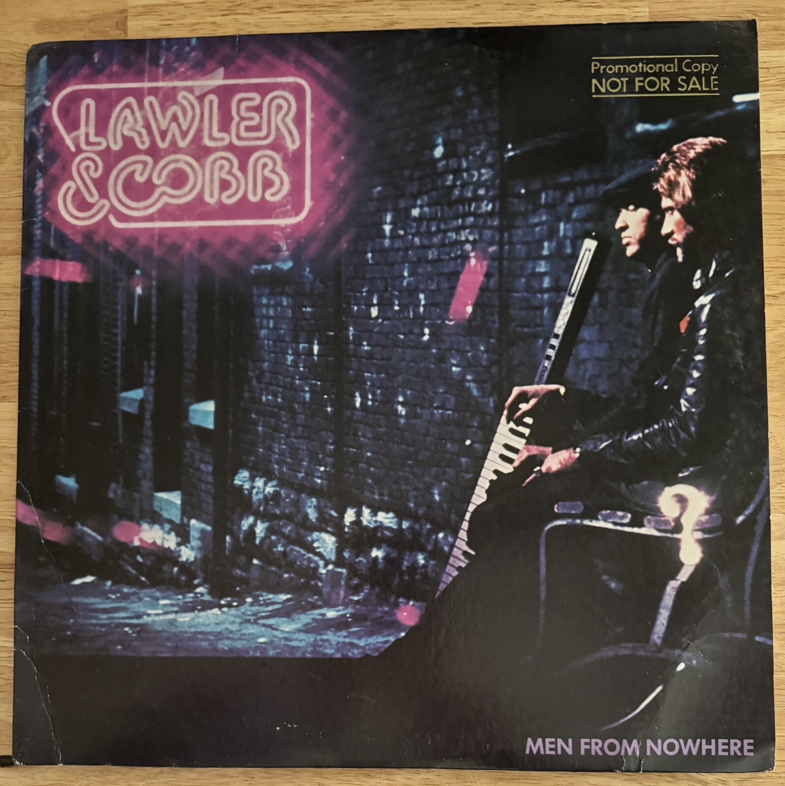 Mike Lawler & Johnny Cobb - Men From Nowhere LP Promo Stereo Record Vinyl