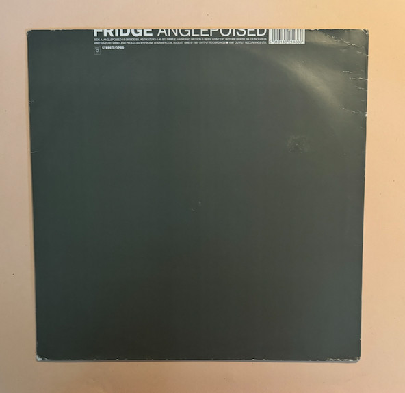 FRIDGE Anglepoised 1997 UK Output OPR9 Post-Rock Electronic 12\