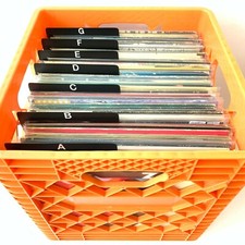 A-Z Black Alphabetical LP Vinyl Record Dividers 12-inch 33rpm 33 rpm 33's A to Z picture