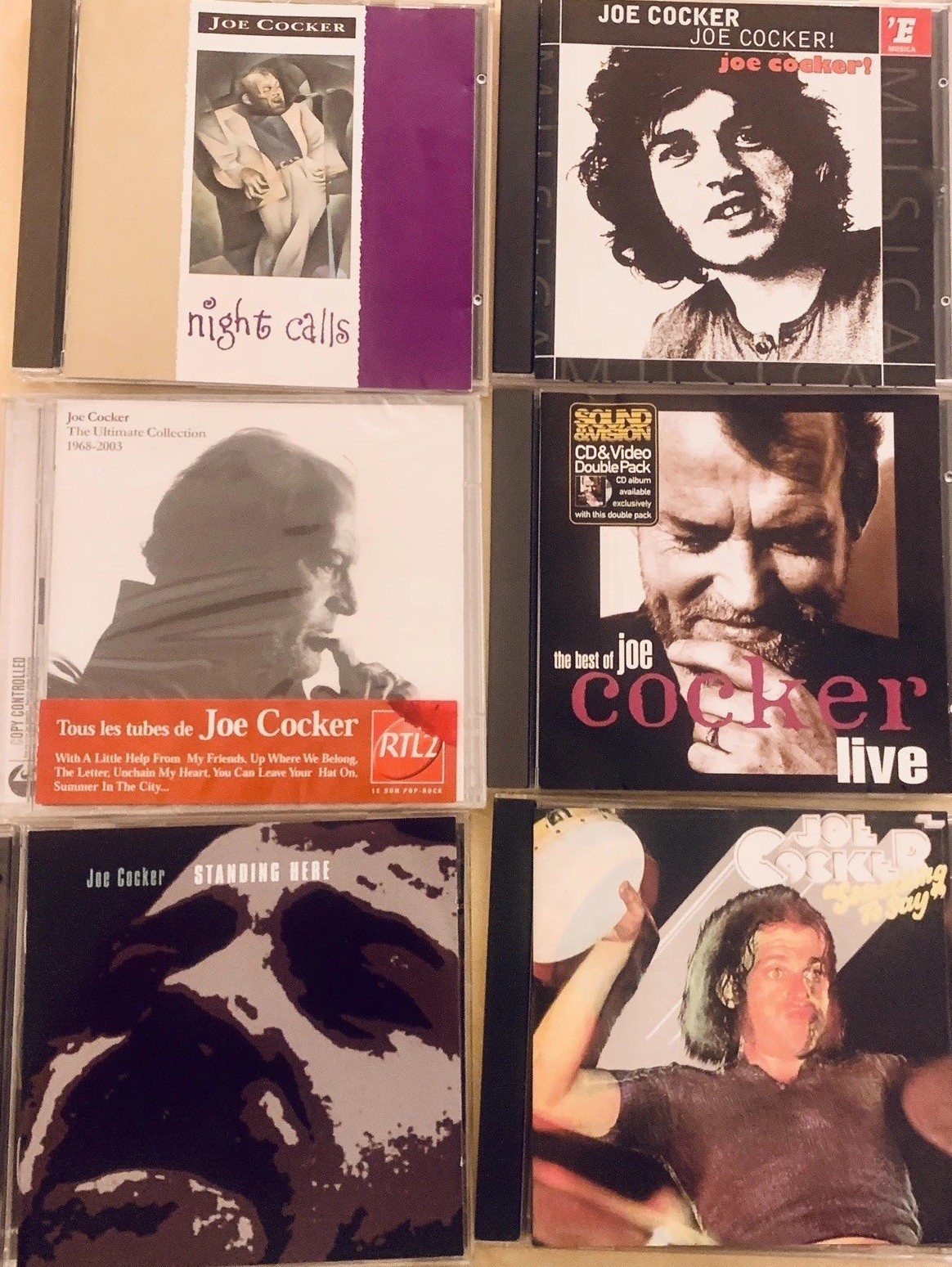 Joe Cocker Bundle 6CD Collection Something to Say Standing Here Live + more RARE