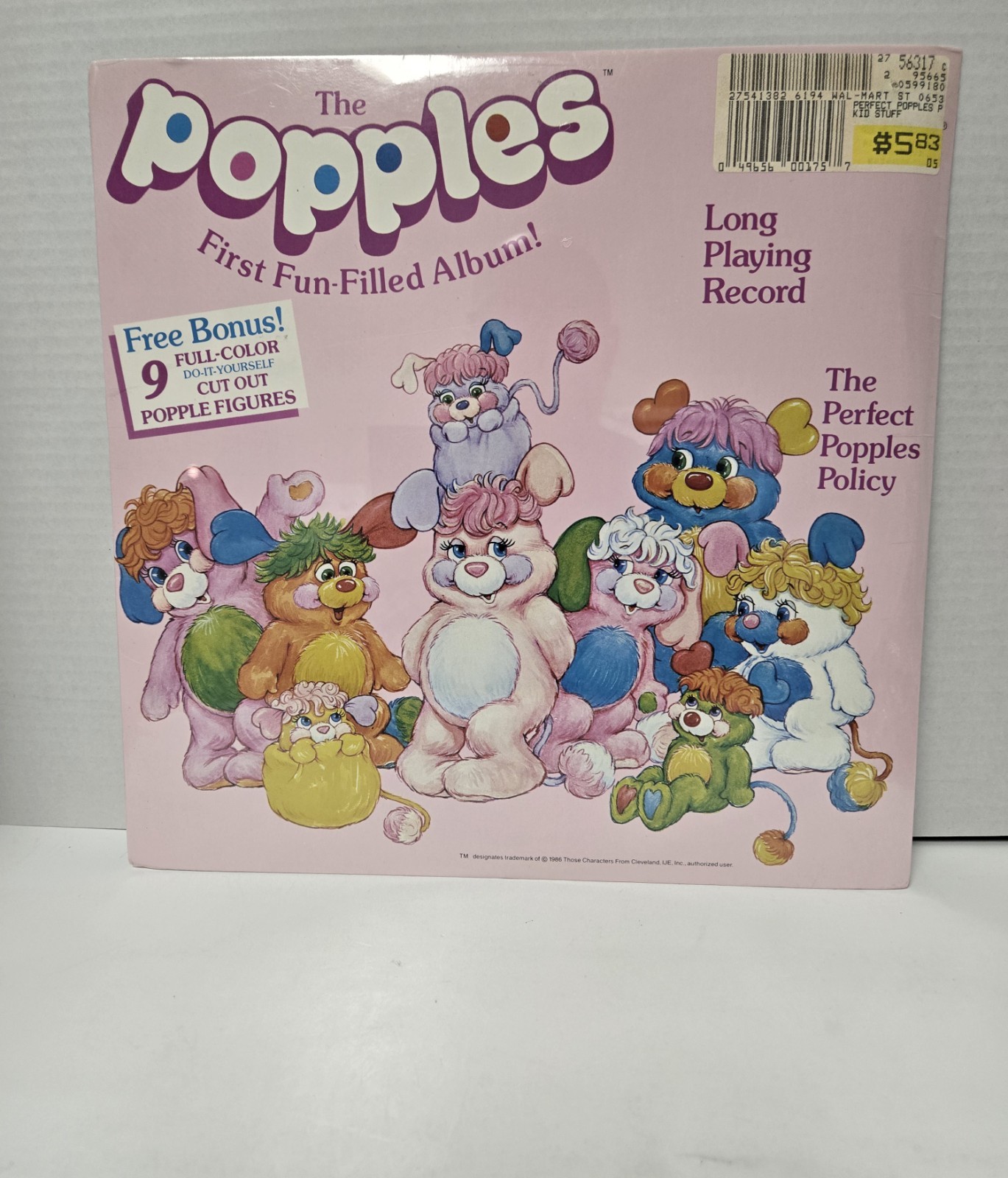 Vintage 1986 The Popples First Fun Filled Album NEW/SEALED Vinyl LP