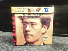 MAHLER Broadcasts 1948-1982 Symphonies New York Philharmonic 12 CD Box Like New picture