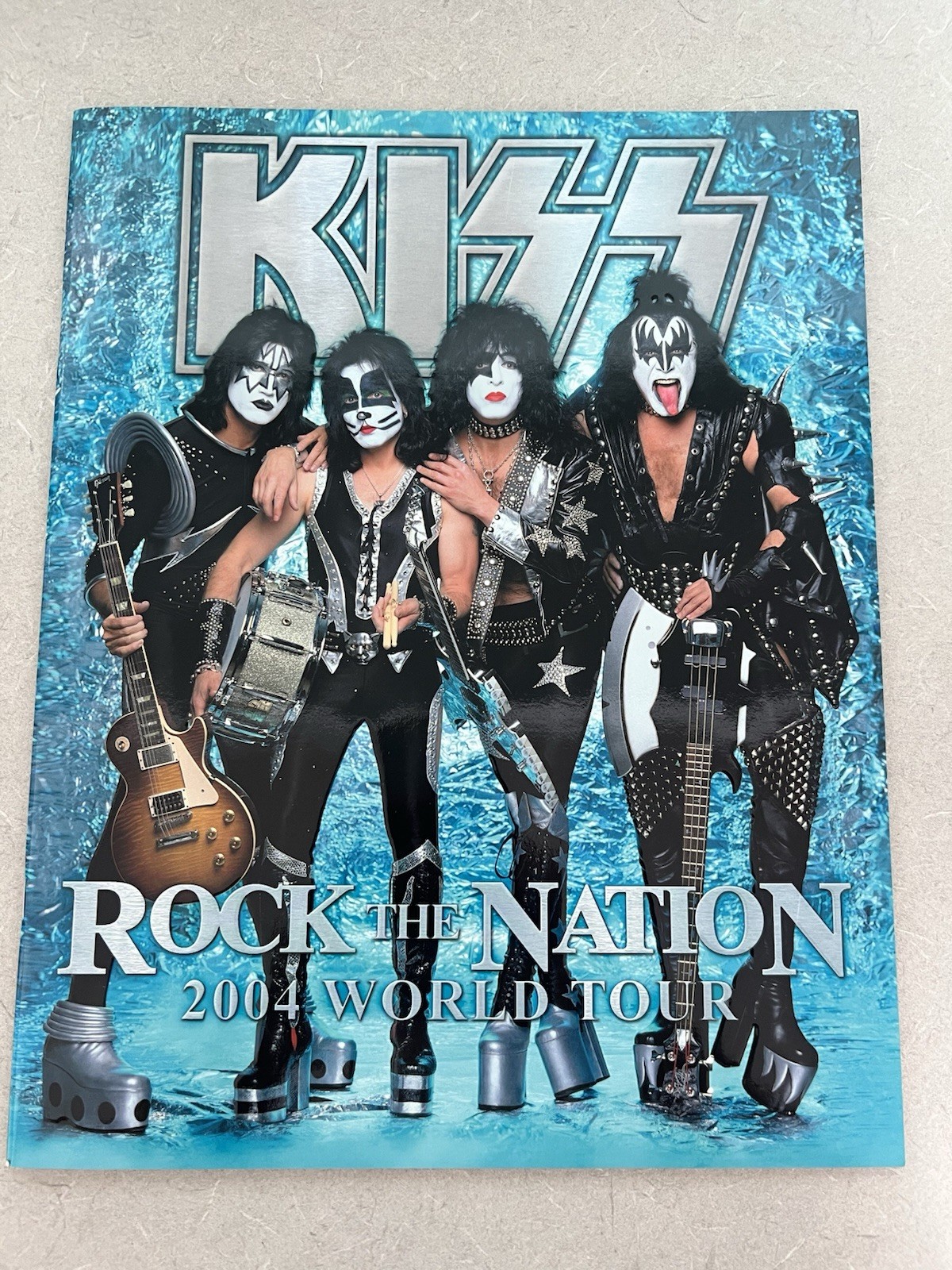 RARE KISS ROCK THE NATION 2004  WORLD TOUR PROGRAM...IMMACULATE CONDITION