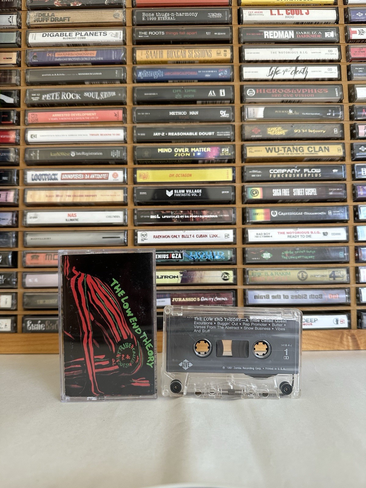 OG 1991 The Low End Theory - ATCQ Cassette | Q-Tip Phife Dawg Busta Rhymes VG+