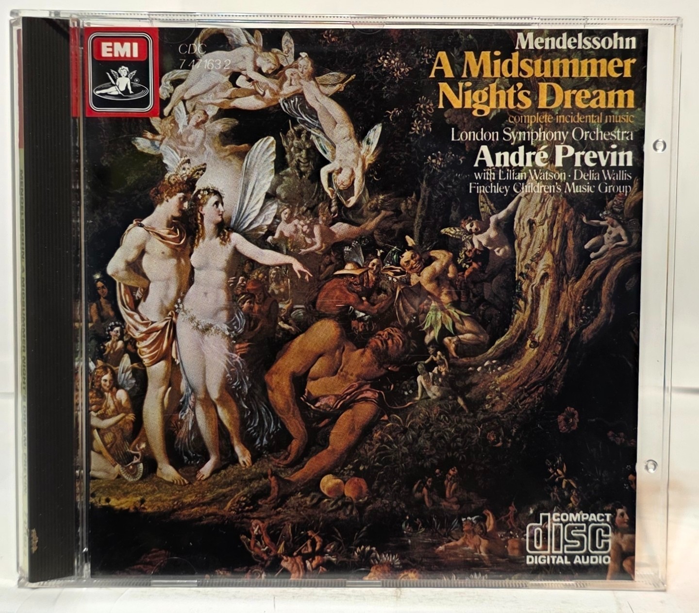 Mendelssohn : A Midsummer Night\'s Dream , PREVIN CD   NICE 