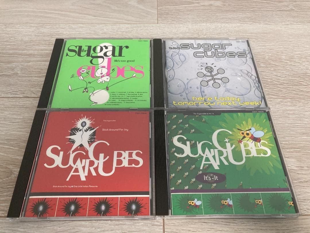 The Sugarcubes CD Lot 4 Japan Edition Obi