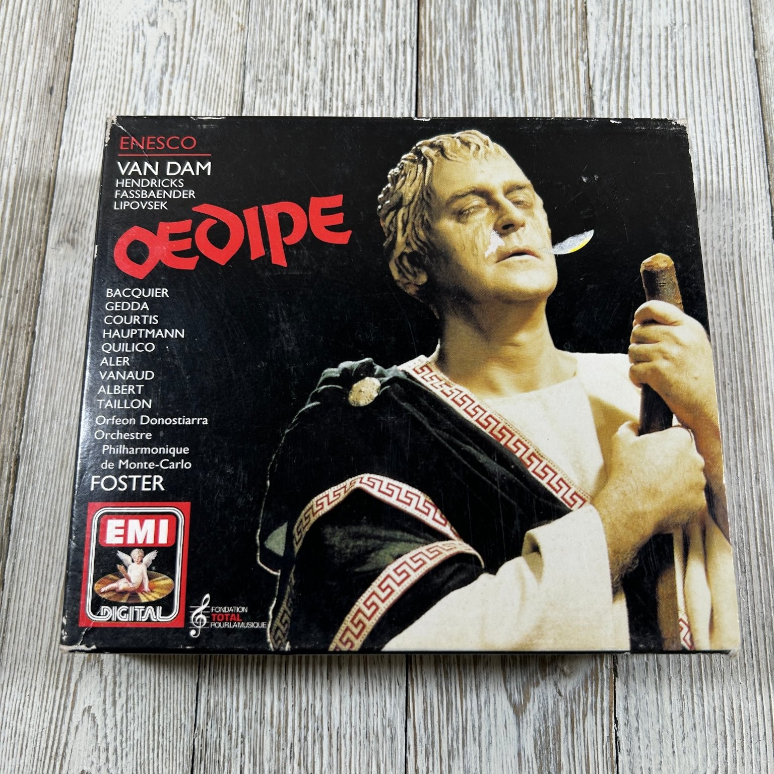 Enesco – Oedipe CD 1990 Lawrence Foster Opera Classical EMI Box Set