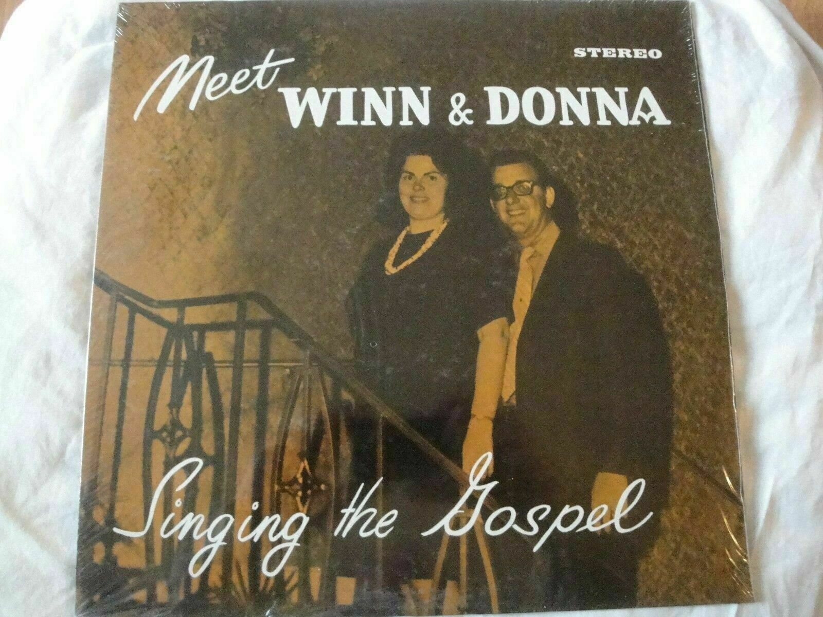 MEET WINN & DONNA SINGING THE GOSPEL VINYL LP WD-1010 ALL HE WANTS IS YOU, EX