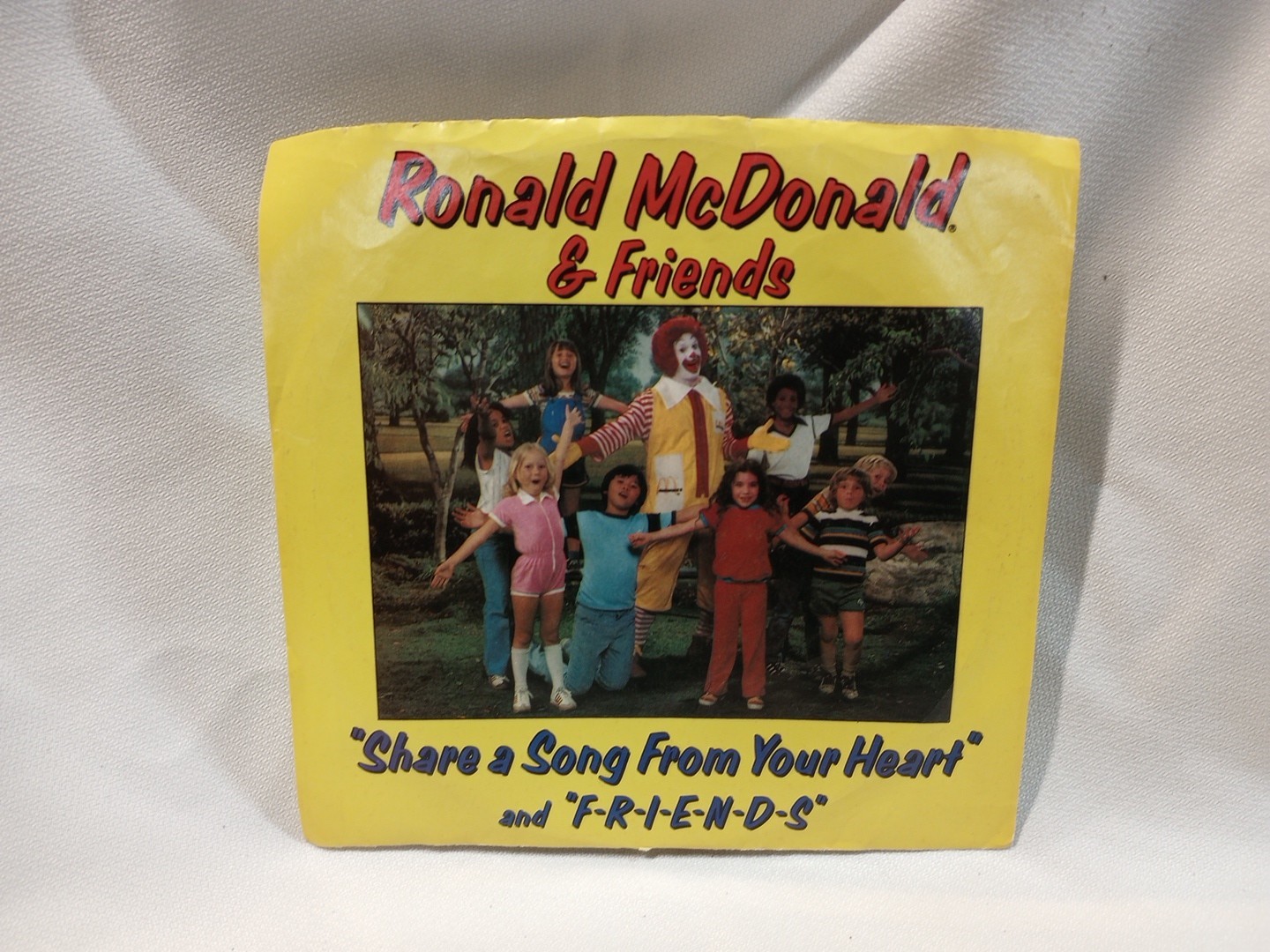 VTG 1980 Ronald McDonald & Friends Vinyl Record 45 